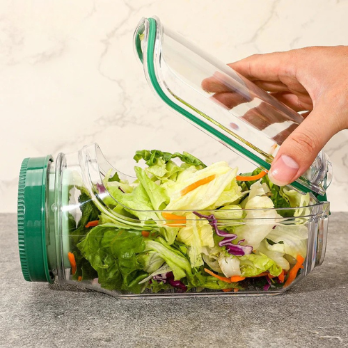 Salad Container Vertical Layering Leak-Proof Dressing Capsule