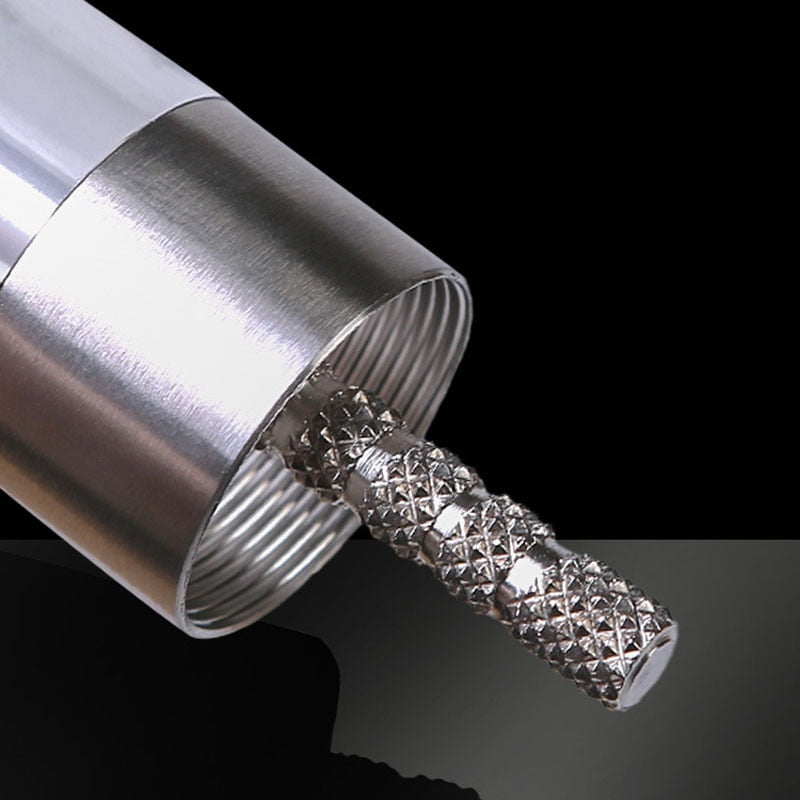Salt And Pepper Mill Push Mechanism & Stainless Steel