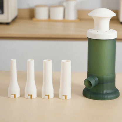 Sausage Stuffer Controlled Piston Food-Grade Polypropylene 4 Nozzles