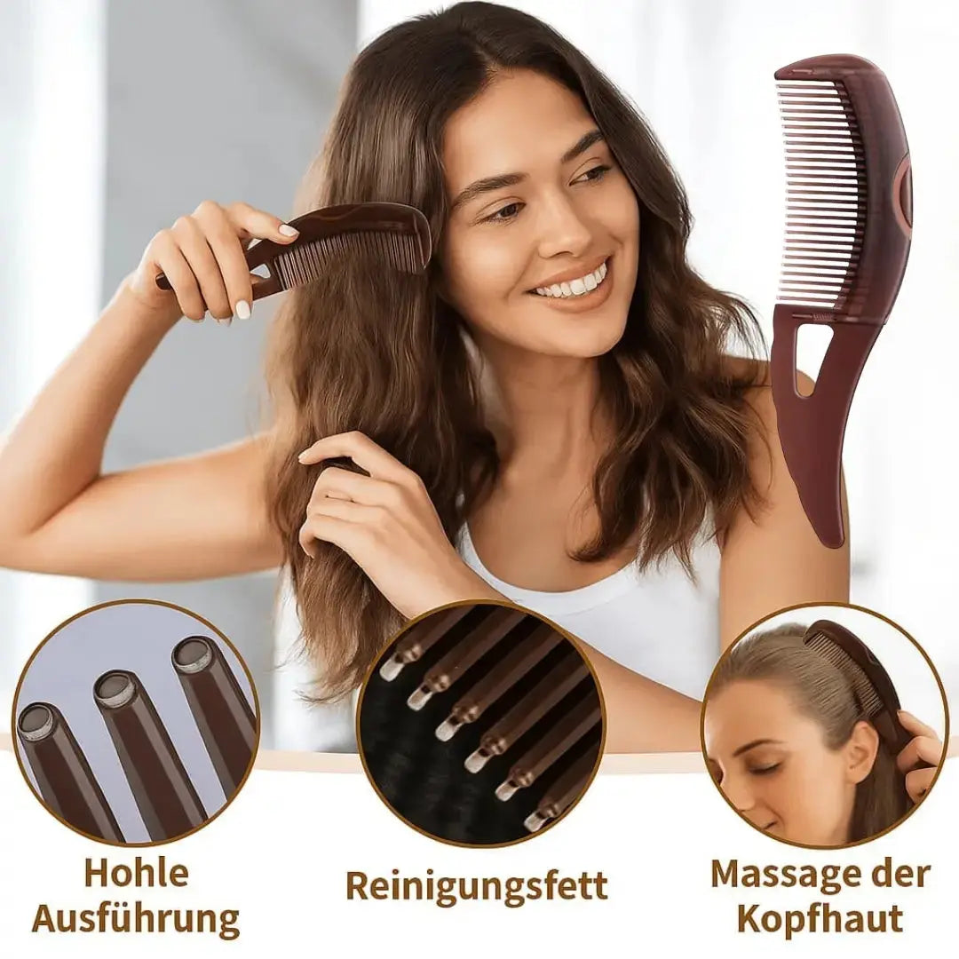 Scalp Massage Comb Hollow Bristles Dandruff Remover