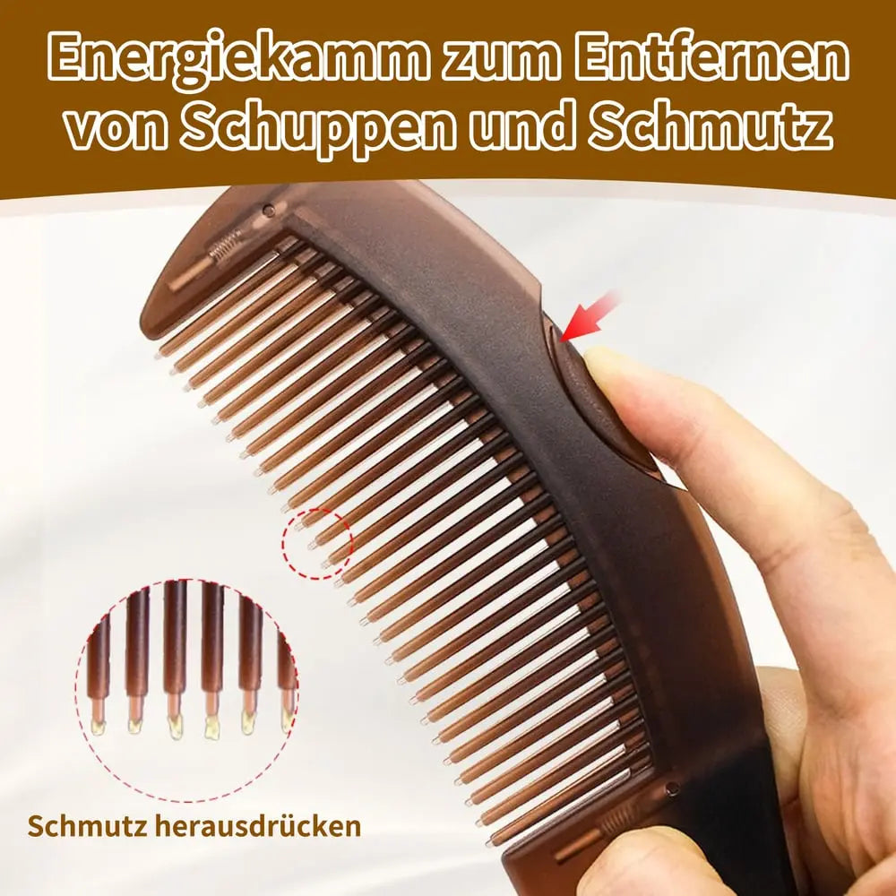 Scalp Massage Comb Hollow Bristles Dandruff Remover