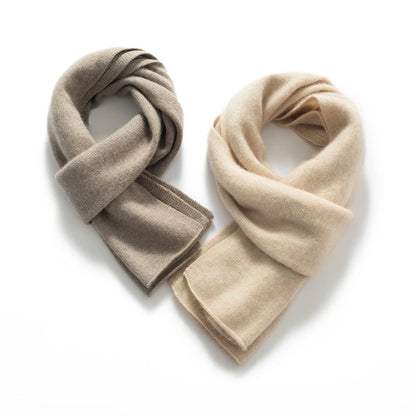 Scarf Knitted Cashmere Soft Lightweight Warmth