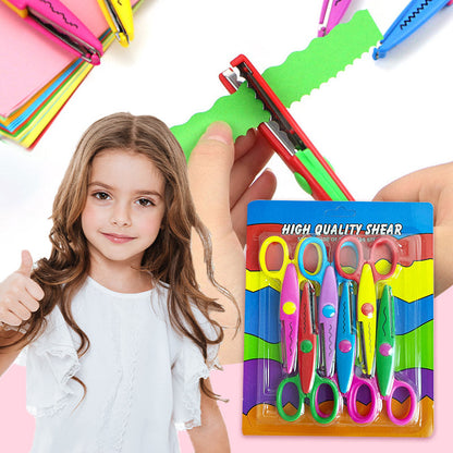 Scissors Set 6-Piece Ergonomic Handles & Stainless Steel Blades