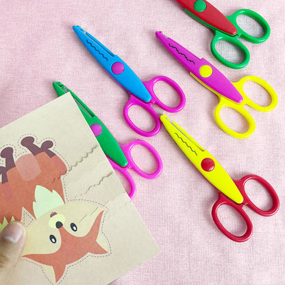 Scissors Set 6-Piece Ergonomic Handles & Stainless Steel Blades