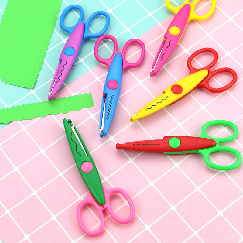 Scissors Set 6-Piece Ergonomic Handles & Stainless Steel Blades