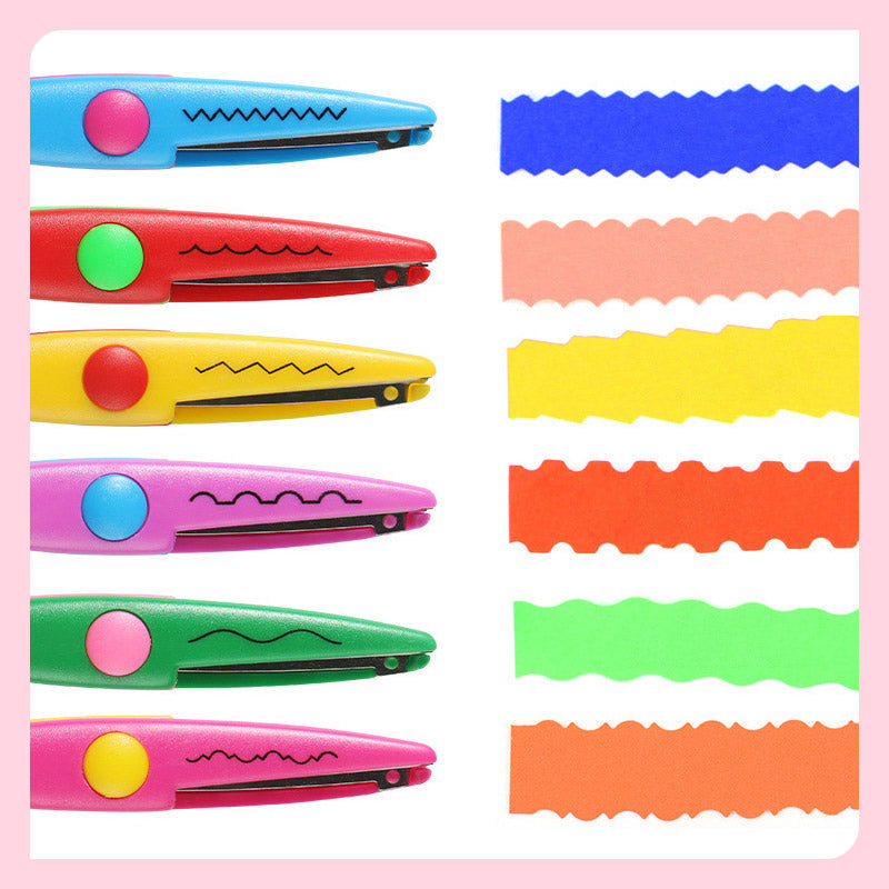 Scissors Set 6-Piece Ergonomic Handles & Stainless Steel Blades