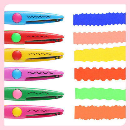 Scissors Set 6-Piece Ergonomic Handles & Stainless Steel Blades