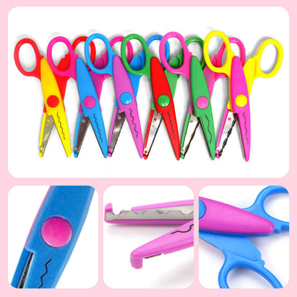 Scissors Set 6-Piece Ergonomic Handles & Stainless Steel Blades