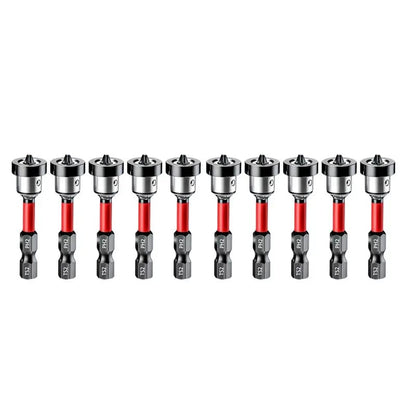 Screwdriver Bit Set Magnetic Depth Stop S2 Steel