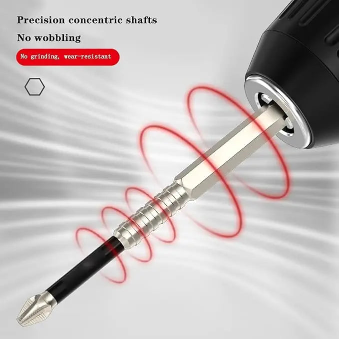 Screwdriver Bit Set Magnetic Tips & Anti-Slip 6-Piece