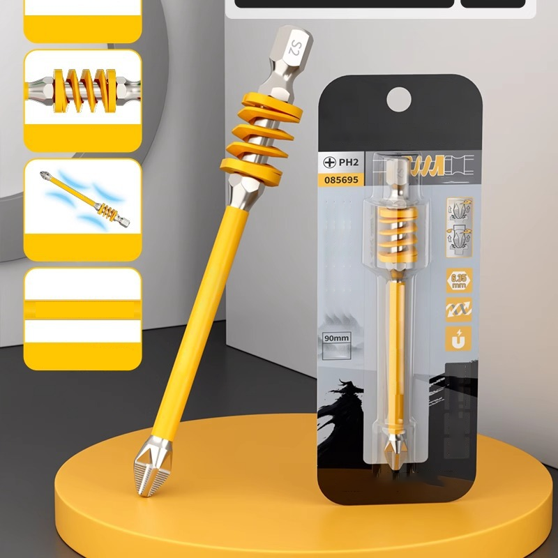 Screwdriver Bit Set Non-Slip Phillips Tip & Magnetic Hold