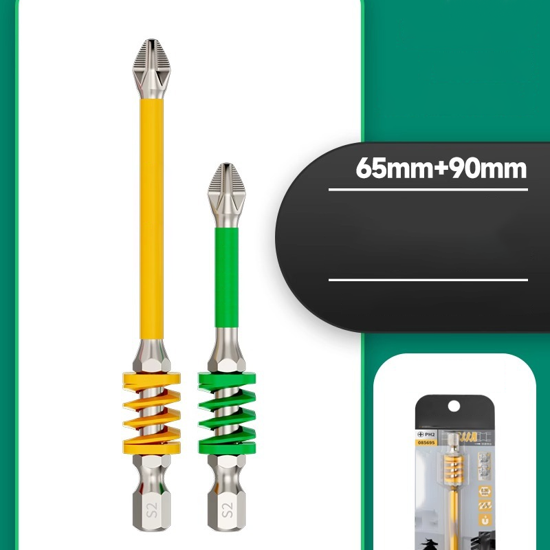 Screwdriver Bit Set Non-Slip Phillips Tip & Magnetic Hold