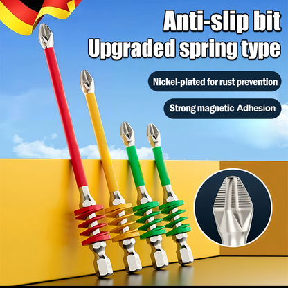 Screwdriver Bit Set Non-Slip Phillips Tip & Magnetic Hold