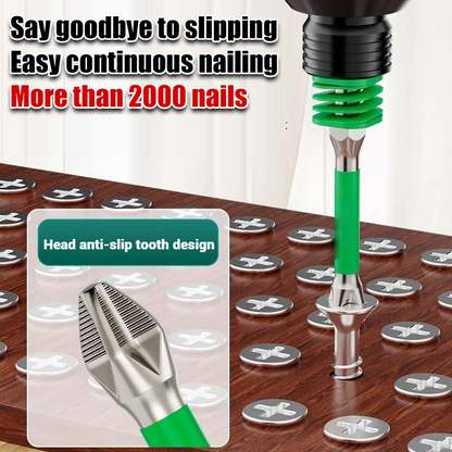 Screwdriver Bit Set Non-Slip Phillips Tip & Magnetic Hold