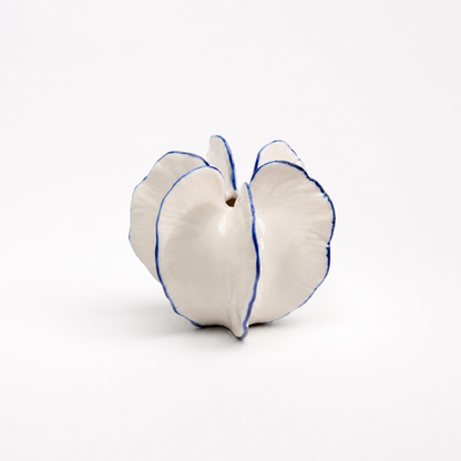 Sculptural Ceramic Vase For Dried Flowers