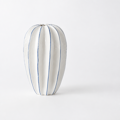 Sculptural Ceramic Vase For Dried Flowers