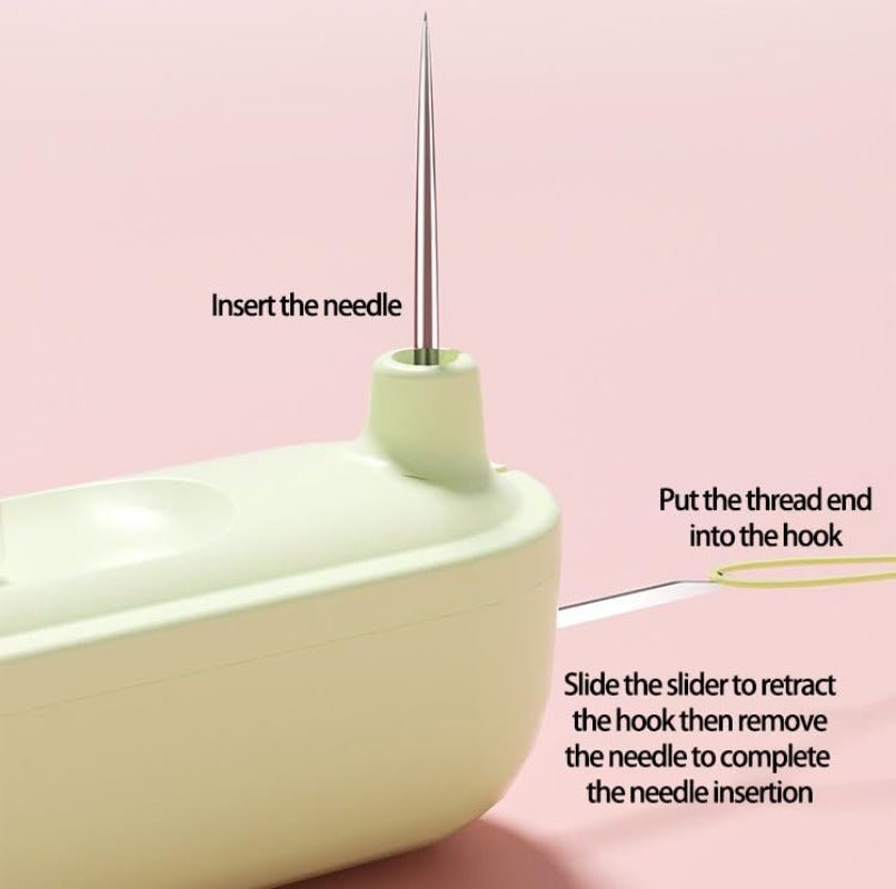 Seam Ripper & Needle Threader Compact Ergonomic Protective Cap