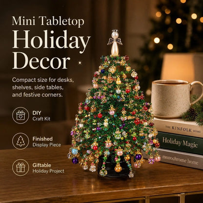 Seasonal Tree Craft Kit Beaded Reusable Tabletop Decor
