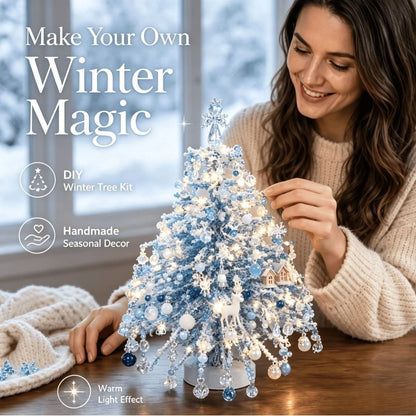 Seasonal Tree Craft Kit Beaded Reusable Tabletop Decor