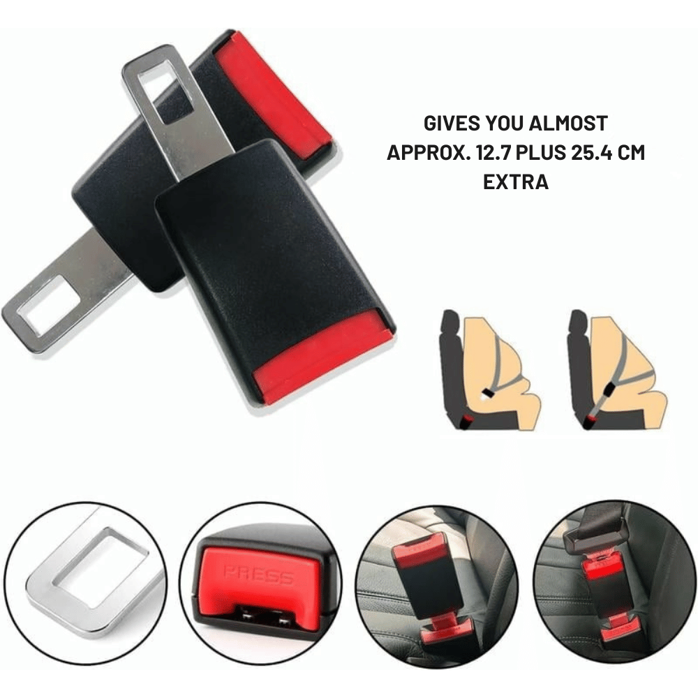 Seat Belt Extender Universal Stainless Steel 10 Inch