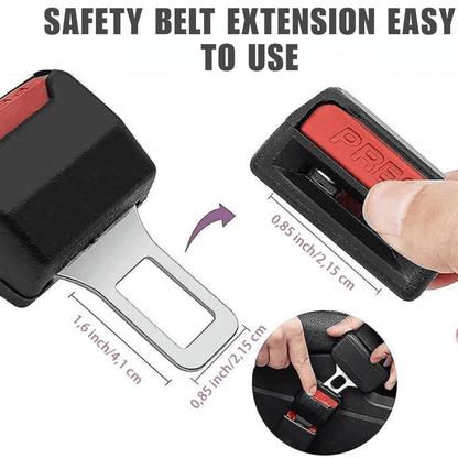 Seat Belt Extender Universal Stainless Steel 10 Inch