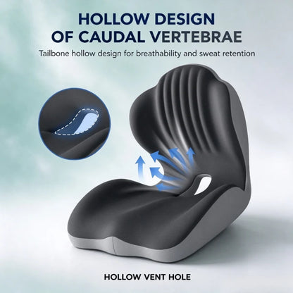 Seat Cushion Contoured Memory Foam Removable Washable Cover