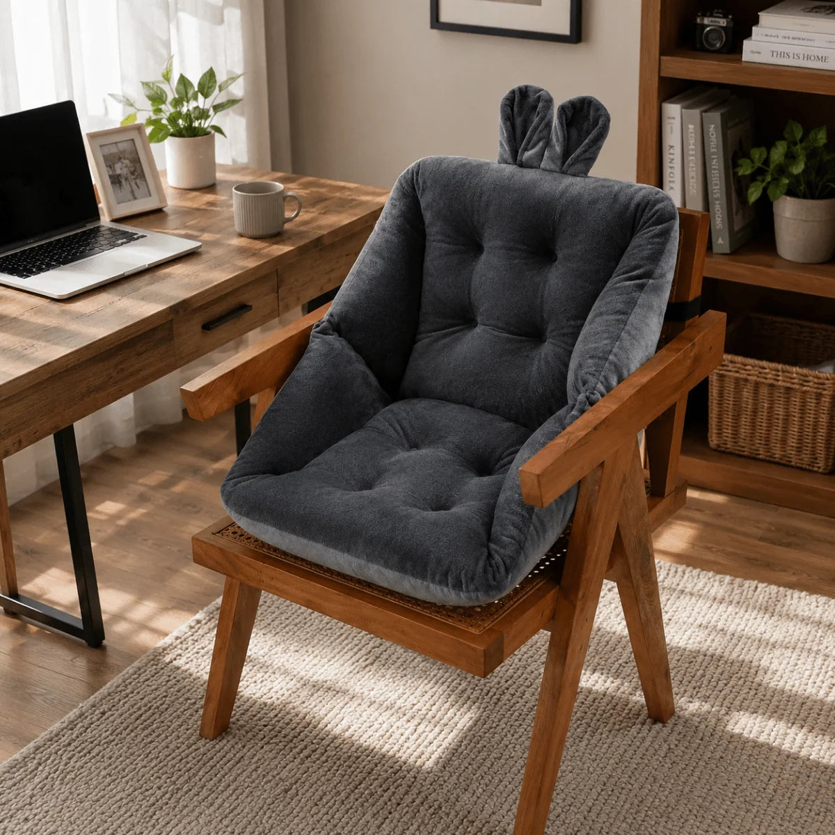 Seat Cushion Memory Foam Ergonomic Tailbone Support