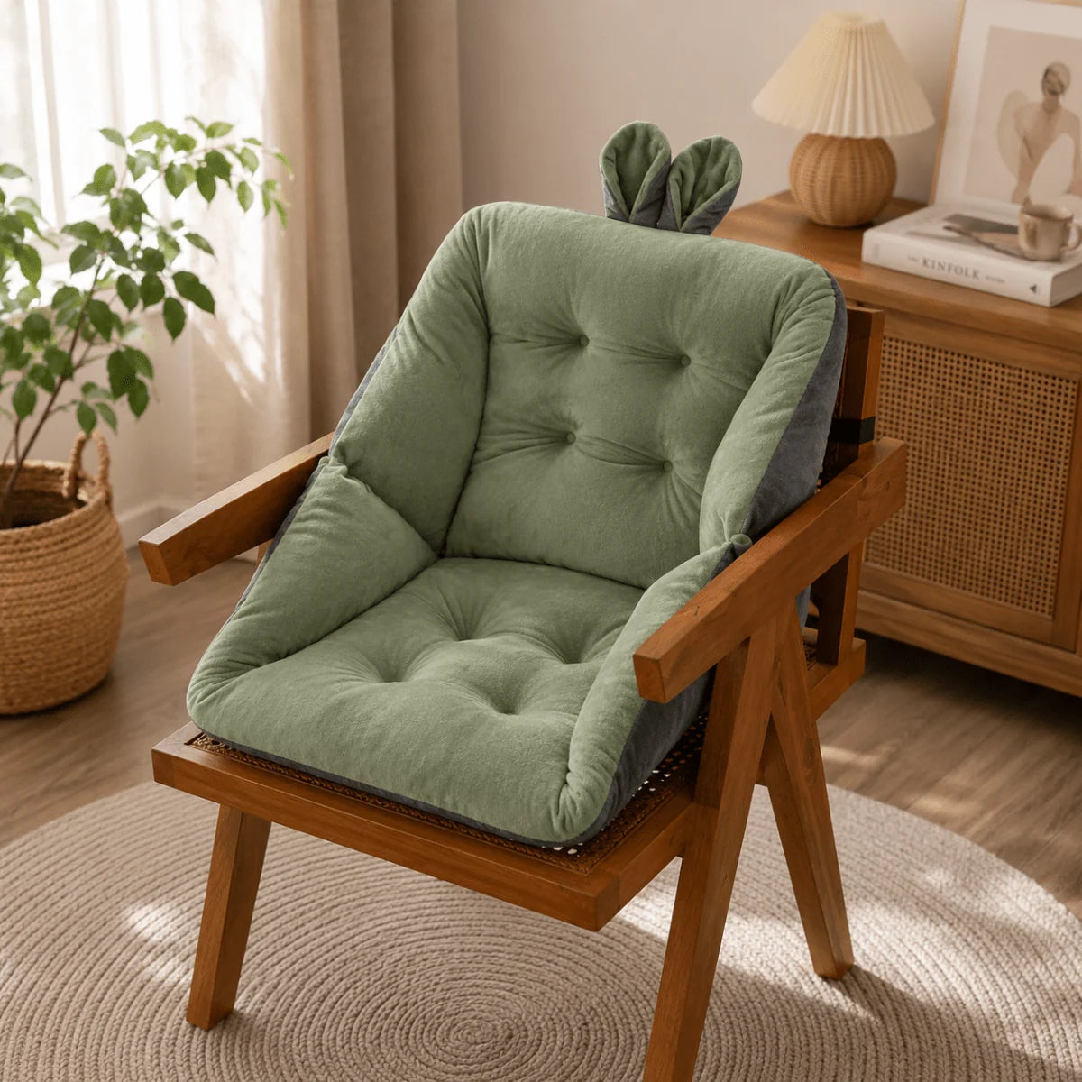 Seat Cushion Memory Foam Ergonomic Tailbone Support