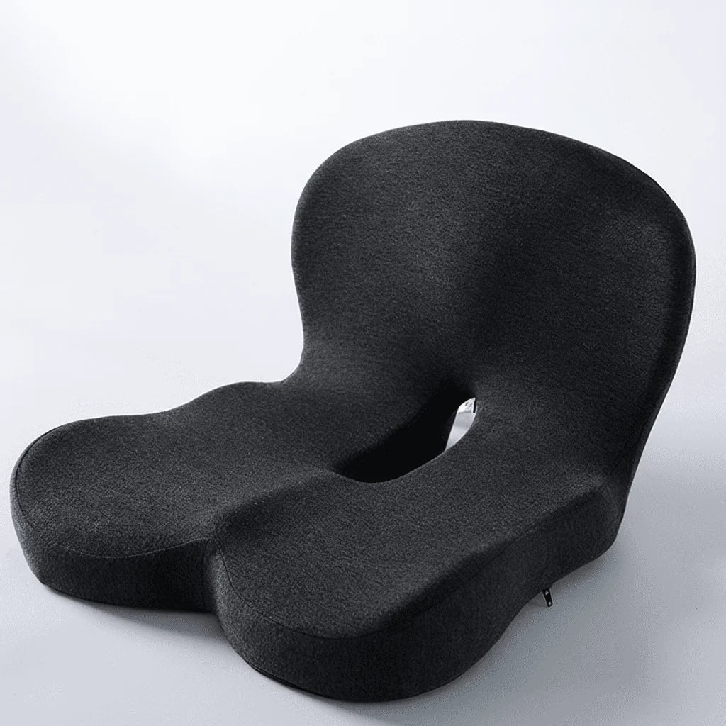 Seat Cushion Memory Foam Posture Support Removable Machine-Washable Cover