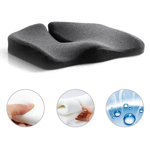 Seat Cushion U-Shape Memory Foam Tailbone Relief