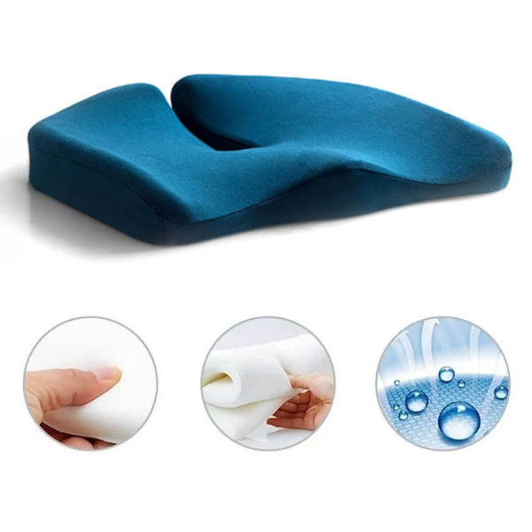 Seat Cushion U-Shape Memory Foam Tailbone Relief
