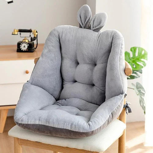 Seat Cushion With Backrest Ergonomic Lumbar & Tailbone Support