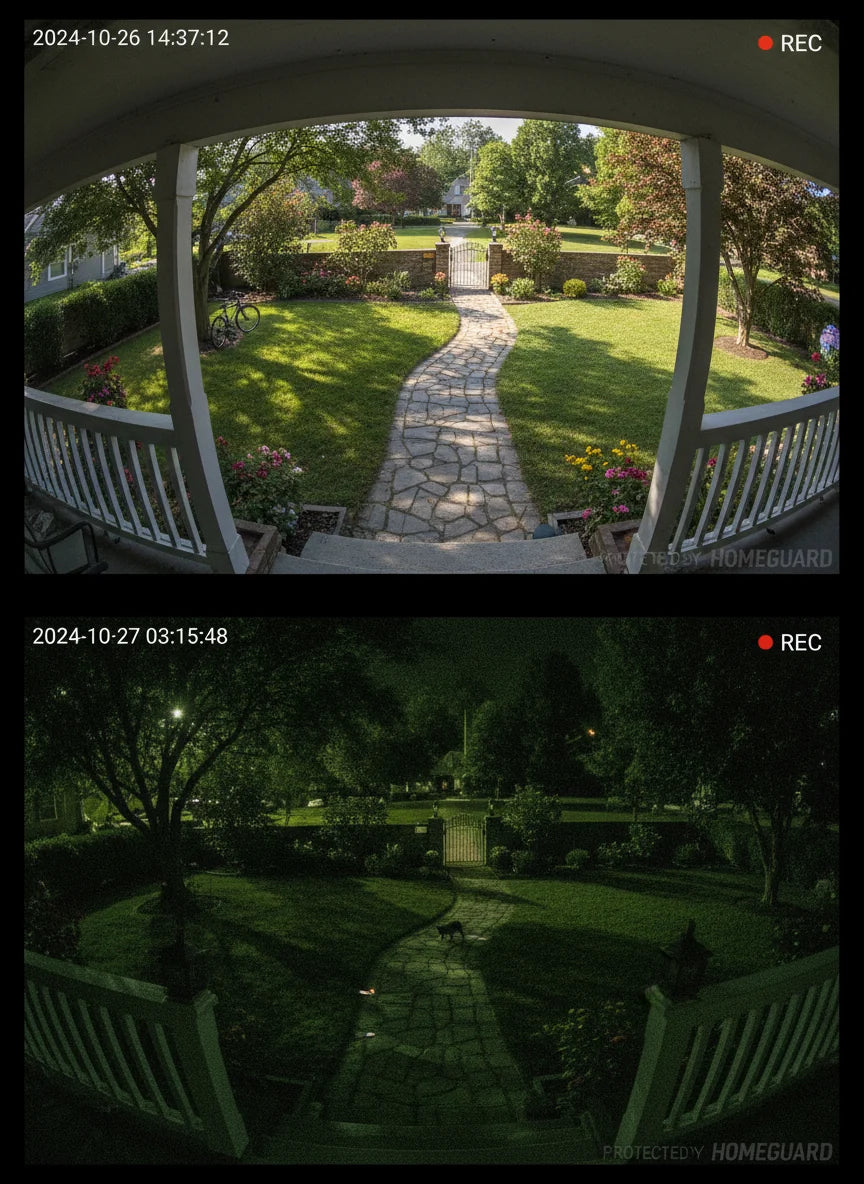 Security Cameras 2-Pack Full HD Night Vision