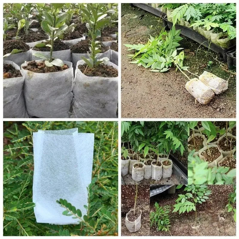 Seedling Plant Bags Biodegradable Breathable Fleece