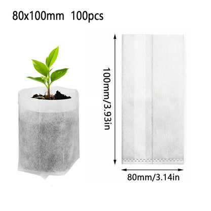 Seedling Plant Bags Biodegradable Breathable Fleece