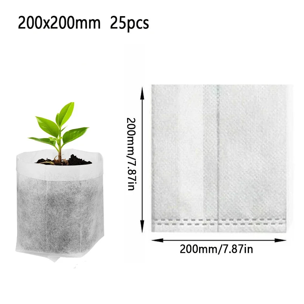 Seedling Plant Bags Biodegradable Breathable Fleece