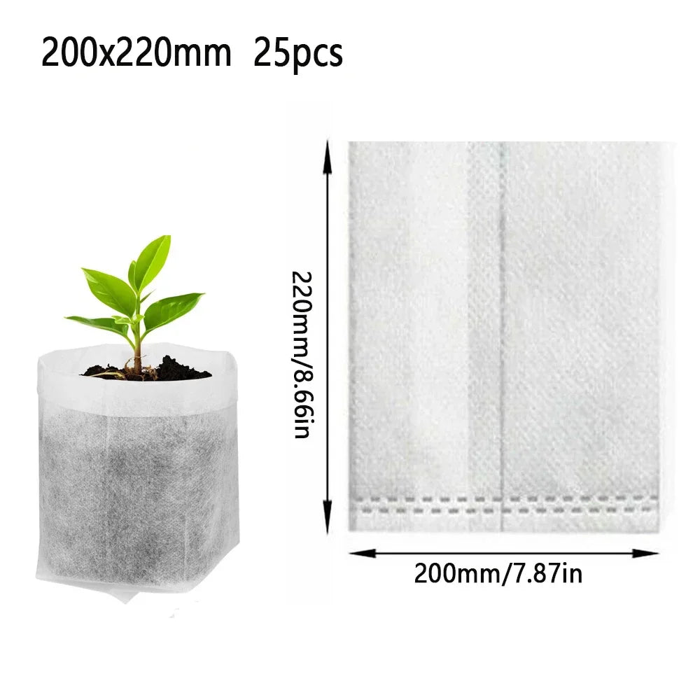Seedling Plant Bags Biodegradable Breathable Fleece
