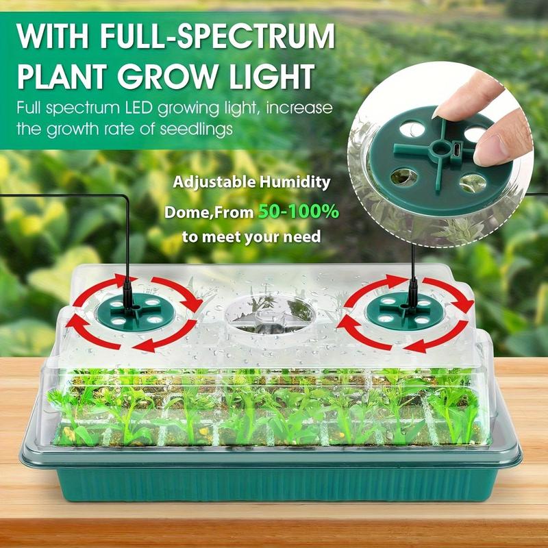 Seedling Station Full Spectrum LED Humidity Control