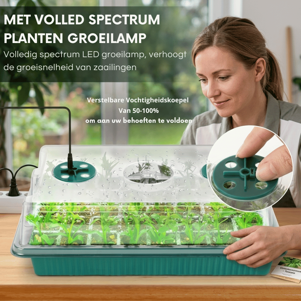 Seedling Station Full Spectrum LED Humidity Control