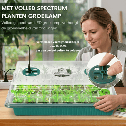 Seedling Station Full Spectrum LED Humidity Control