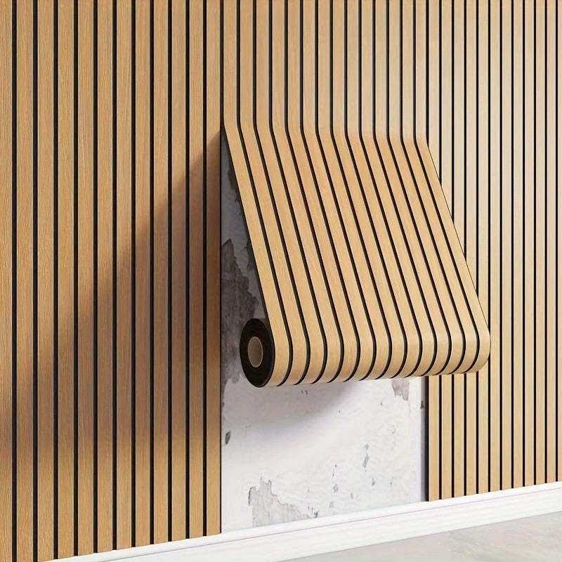 Self-Adhesive 3D PVC Wall Panels with Wood Finish for Instant Home Transformation