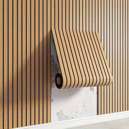 Self-Adhesive 3D PVC Wall Panels with Wood Finish for Instant Home Transformation