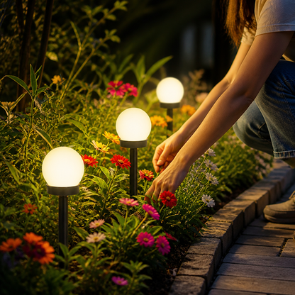 Semi-Recessed Solar LED Waterproof Garden Light