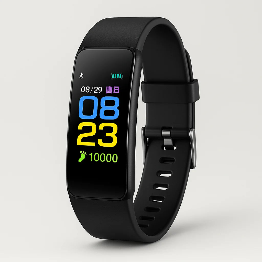 Senior Smartwatch with Large LED Display and Health Monitoring