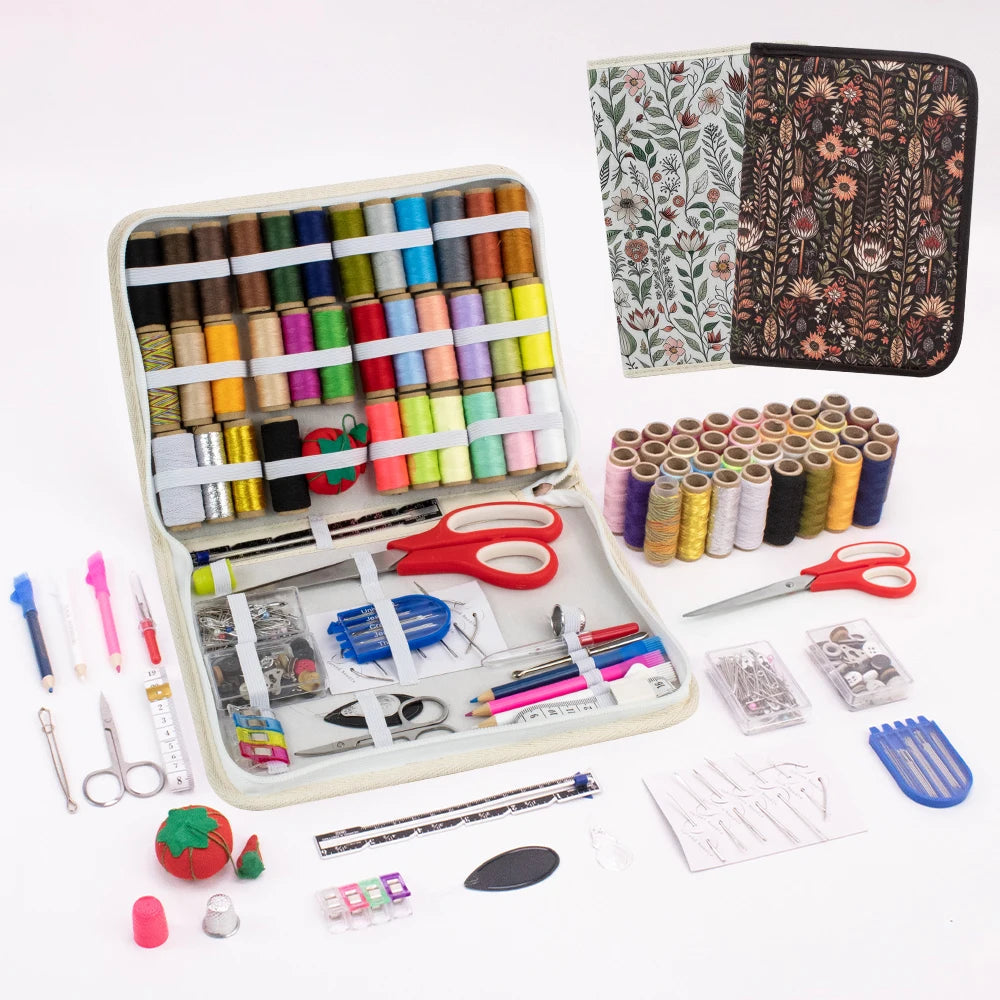 Sewing Kit Complete Set With Threads & Scissors
