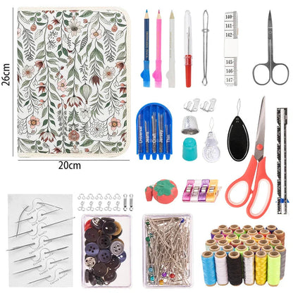 Sewing Kit Complete Set With Threads & Scissors
