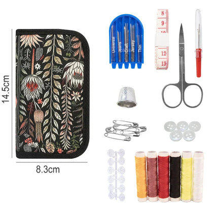 Sewing Kit Complete Set With Threads & Scissors