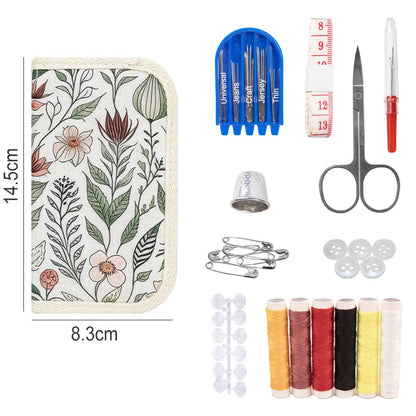 Sewing Kit Complete Set With Threads & Scissors