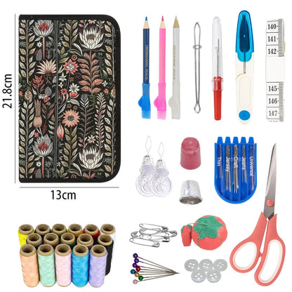 Sewing Kit Complete Set With Threads & Scissors