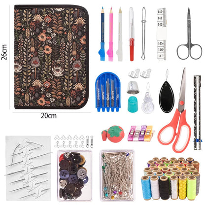 Sewing Kit Complete Set With Threads & Scissors